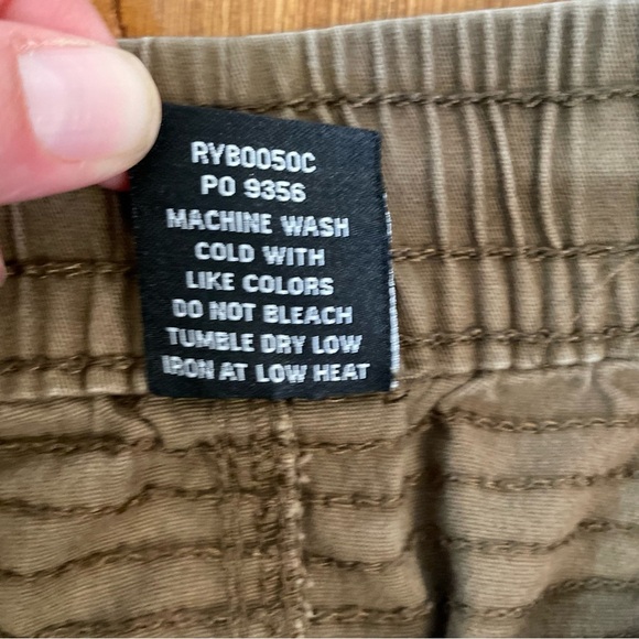 RING OF FIRE Men’s Brown Textured Cargo Jogger Pant Size Medium‎ - Picture 7 of 14